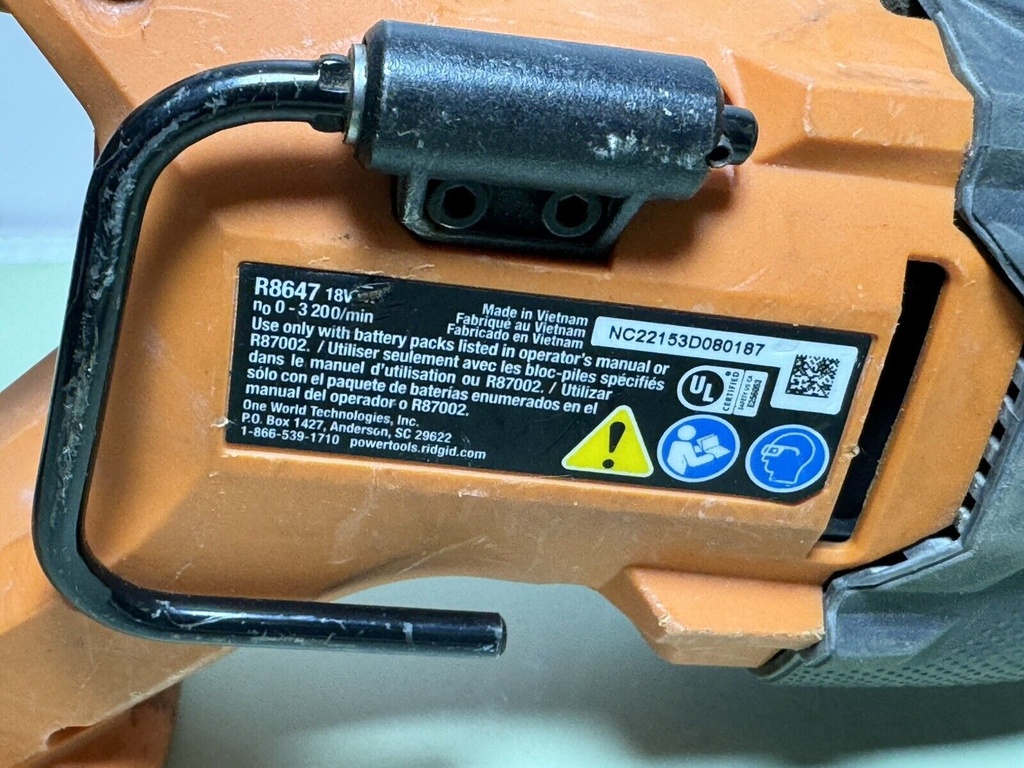 RIDGID Power Tool Combo Set - Reciprocating Saw, 2x Impact Driver, Charger, Bat #5