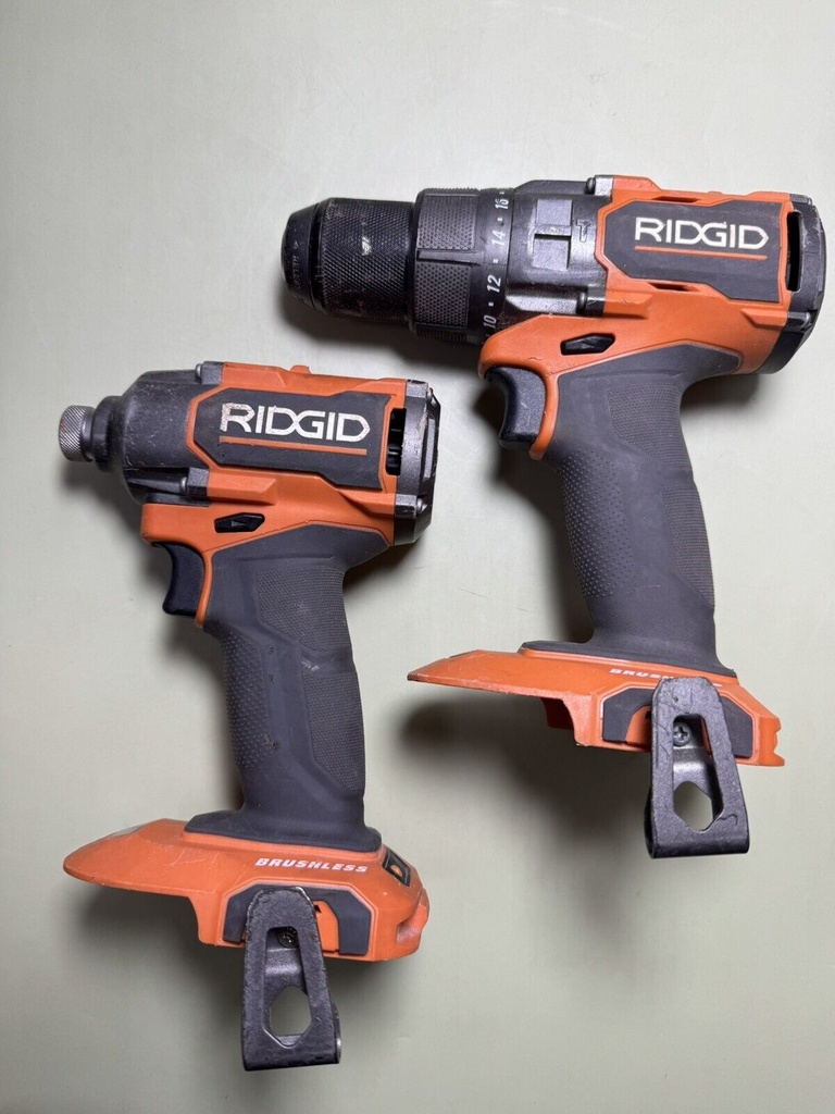 RIDGID Power Tool Combo Set - Reciprocating Saw, 2x Impact Driver, Charger, Bat #7