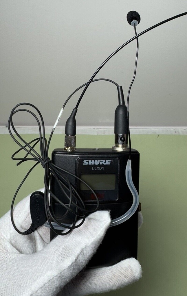 Shure ULXD1 G50 470-534MHz Digital Wireless Bodypack Transmitter w/ Mic MX153B/O #8