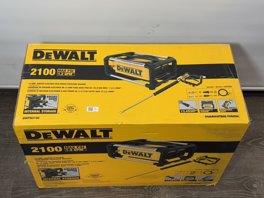 DEWALT DWPW2100 2100 MAX  Pressure Washer w/ DEWALT 50ft Hose #2