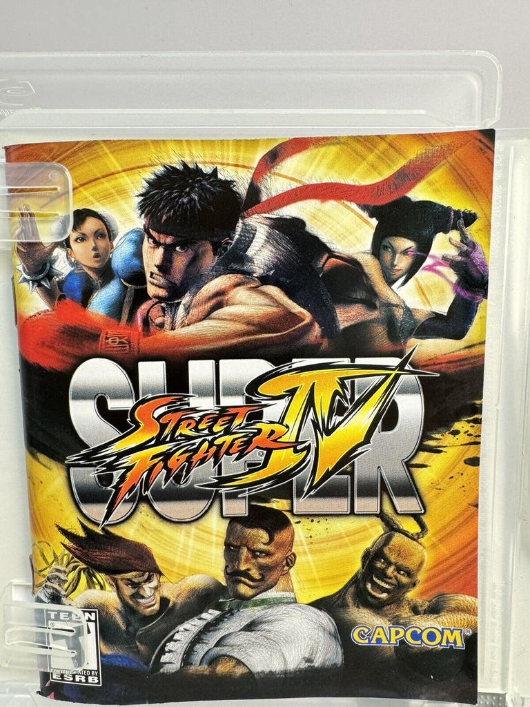 Super Street Fighter IV Sony PlayStation 3 PS3 Game Complete With Manual Tested #3