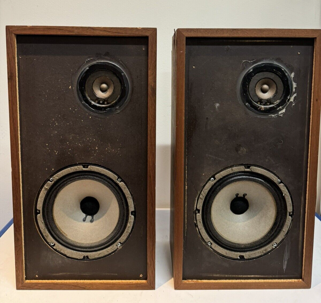 Pair of Vintage OHM Model E 2-Way Bookshelf Speakers - Tested (Great Sounding) #1