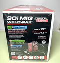 Lincoln ELECTRIC 90i MIG FLUX CORE WIRE FEED WELD PAK WELDER 120V K5256-1 NEW buy