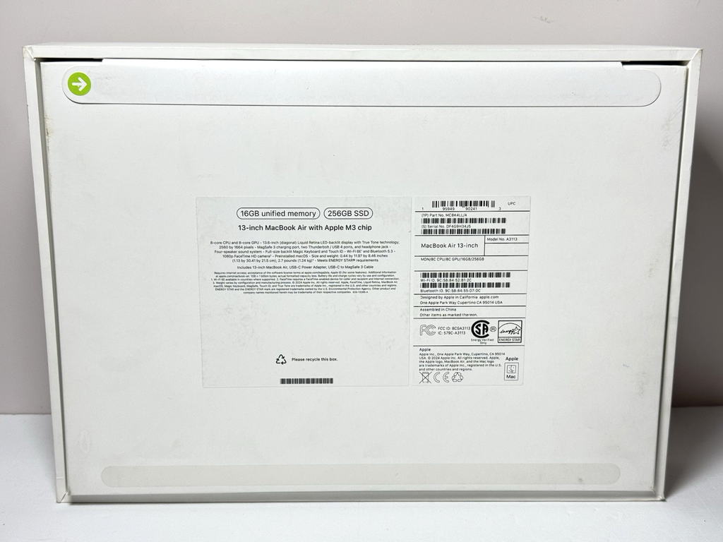 Apple MacBook Air 2024 13.6" M3 8C/8C 256GB SSD 16GB RAM Midnight #2