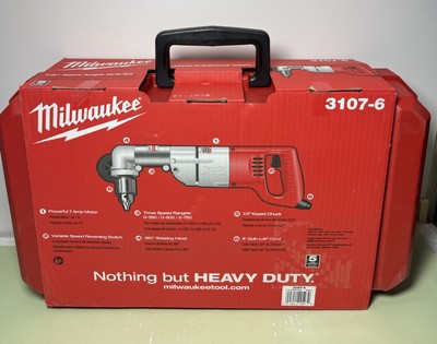 Brand New - Milwaukee 3107-6 1/2” Right Angle Drill Kit #1