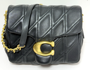 Coach CW629 Square Tabby 20 Nappa Leather Shoulder Bag Black -Unused price
