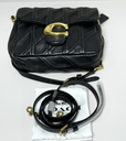Coach CW629 Square Tabby 20 Nappa Leather Shoulder Bag Black -Unused – photo-2