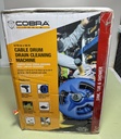 Cobra 5/16 in. x 50 ft. Cable Drum Drain Cleaning Machine - BC260C used