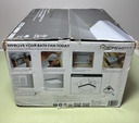 Homewerks 7148-01 110CFM SmartVent Bath Fan Bluetooth Speakers LED Light Alexa used