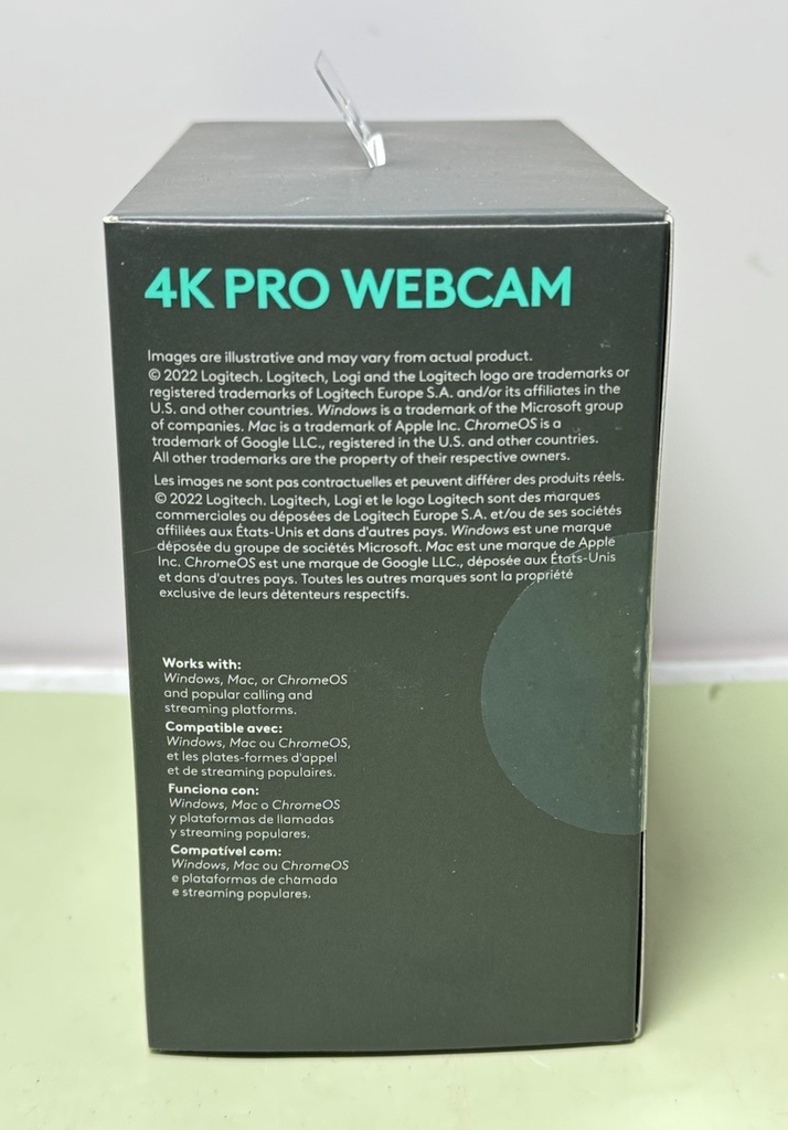 Logitech 4K Pro Webcam - Black (960-001390) #1