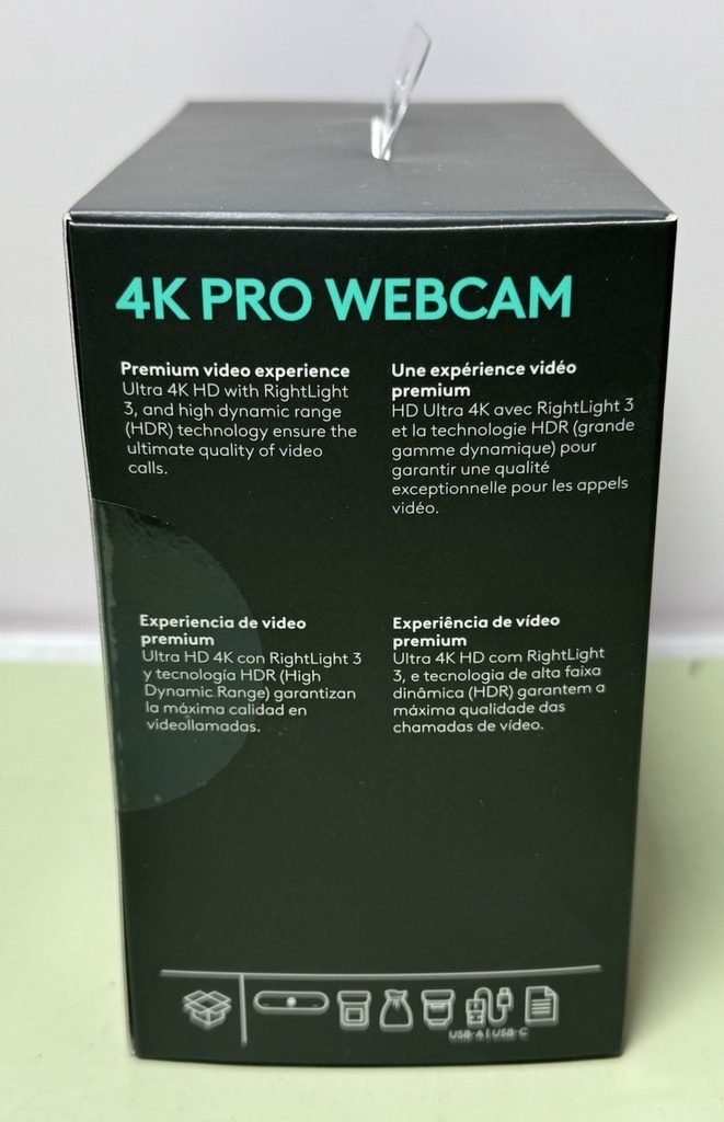 Logitech 4K Pro Webcam - Black (960-001390) #3