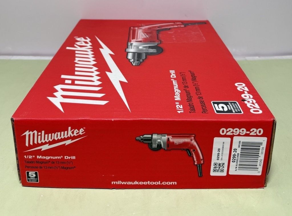 Milwaukee 0299-20 120V AC 1/2-Inch Magnum Drill 0-850 RPM w/ Chuck Key #2