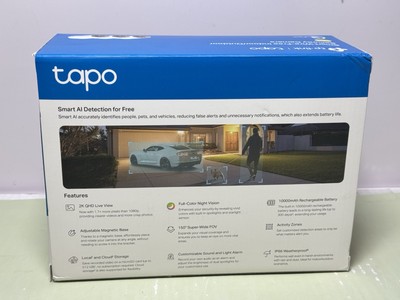 NEW TP-Link - Tapo Wire-Free MagCam 3-pack 2K HD Indoor/Outdoor Cameras #2