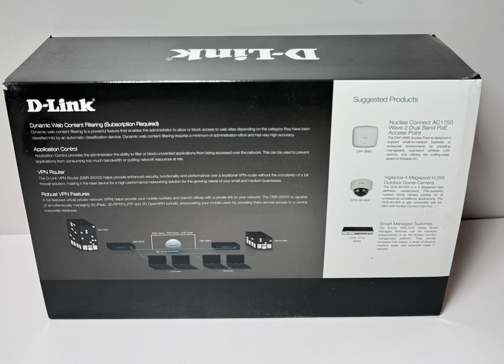 New D-Link DSR-250V2 Unified Services Router #1