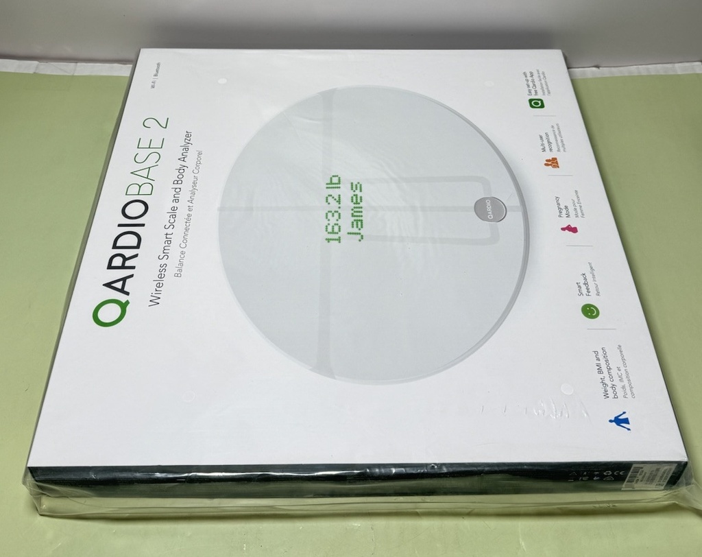 Qardio Base 2 Wireless Smart Scale &Body Analyzer, WiFi-Bluetooth - White #2