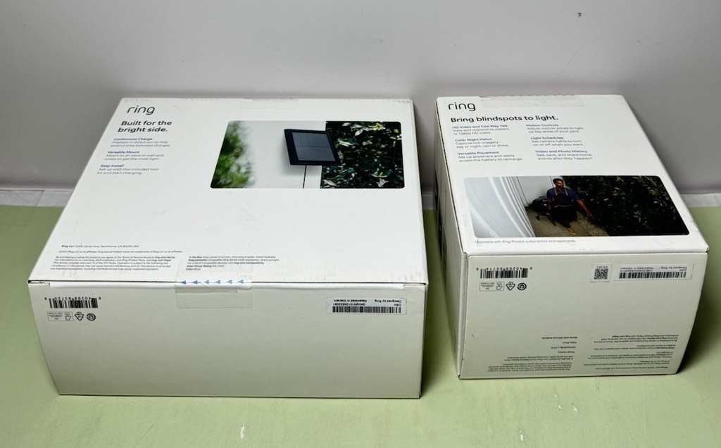 Ring - Spotlight Cam Plus Wireless 1080p 4W Solar Panel Security -Bundle #2