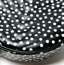 Saint Laurent YSL Black & White Round Quilted Polka-Dot Crossbody Bag – photo-3