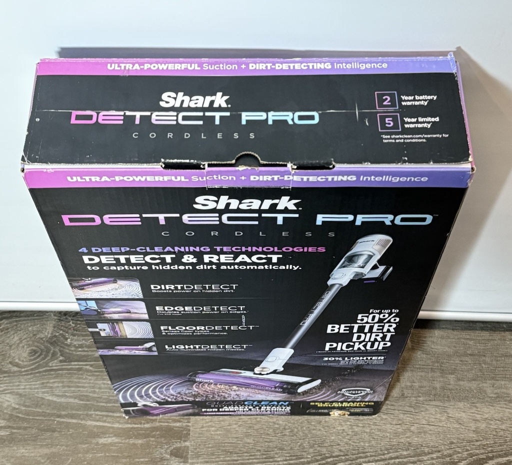 Shark Detect Pro Cordless Quad Clean Vacuum Cleaner IW1111 - Brand New #2