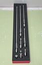 Snap On -  FM108EX01B 8 piece extenison set used