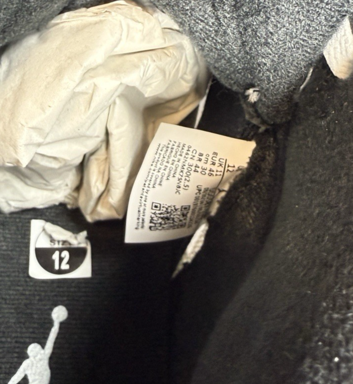 Size 12 - Air Jordan 5 Retro White Black DD0587-110 - DEADSTOCK #5