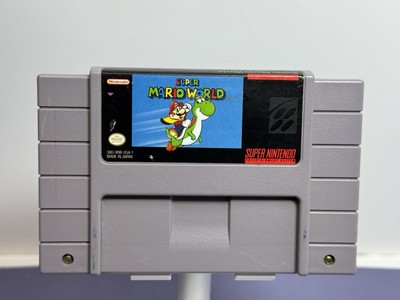 Super Nintendo SNES lot - Super Mario Kart & Super Mario World -Authentic Tested #4