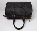 Fendi Zucchino Canvas Forever Bauletto Boston Bag in Boston