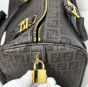 Fendi Zucchino Canvas Forever Bauletto Boston Bag – photo-3