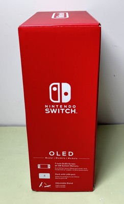 Nintendo Switch (OLED model) with White Joy-Con -Mint condition + Case #6