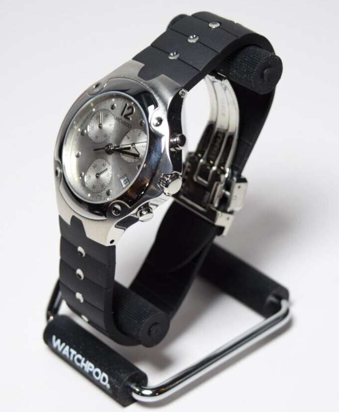 Men's Movado Sport Chronograph Quartz Silver Dial Watch 40mm #3
