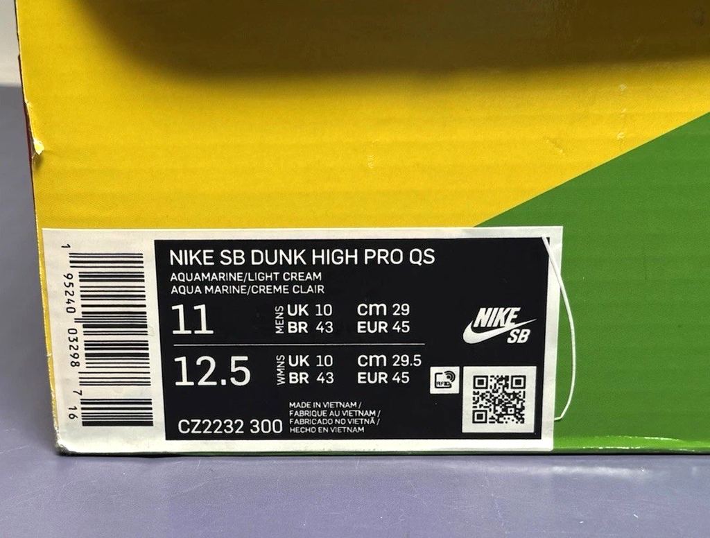 New Nike Dunk SB High Maui Wowie Hawaii 420 - CZ2232-300 US SIZE 11 #5