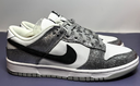 Nike Women's Dunk Low Metallic Silver Black White - DO5882-001 US Size 10.5W used
