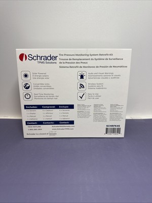 Genuine Schrader Tire Pressure Monitoring System TPMS Retrofit Kit SCHRFK4S #1