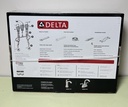Delta Pierce 2 handle Widespread Faucet 35899LF-SP spotshild Brushed Nickel used