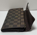 Louis Vuitton Damier Porte Feuille Sarah Long Bifold Wallet Brown-Fair condition buy