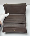 Louis Vuitton Damier Porte Feuille Sarah Long Bifold Wallet Brown-Fair condition with delivery