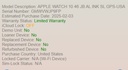 Apple Watch Series 10 (GPS) 46mm Case w Ink Sport Loop Jet Black 2024 with delivery