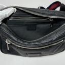 GUCCI GG Supreme belt Waist Body bag Fanny Pack 474293 canvas Black cross body – photo-7