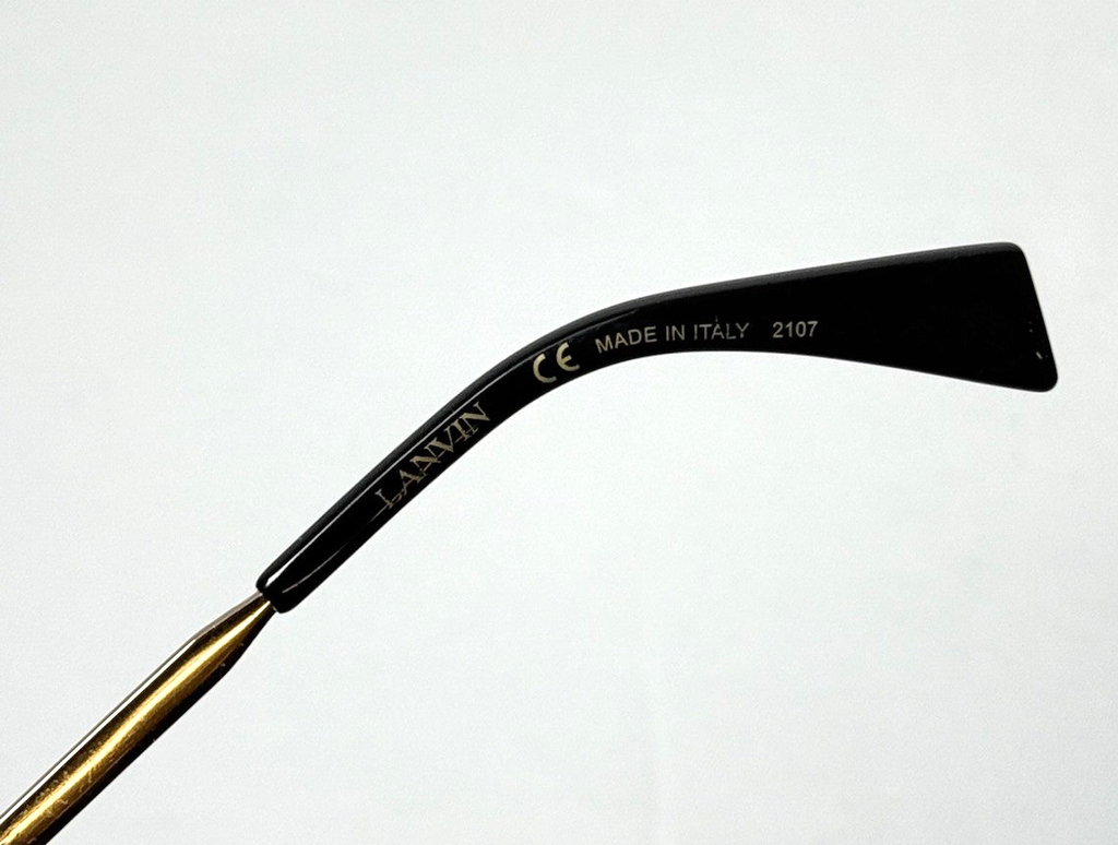 LANVIN LNV116S Sunglasses  Women Gold / Gray Oval - 57mm #6