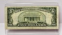 1934 A $ 5 Dollar Silver Certificate Bill Note Washington D.C. Very Rare used