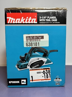 New Makita KP0800K Electric 3 1/4" Planer Kit 6.5 Amp With Case #3