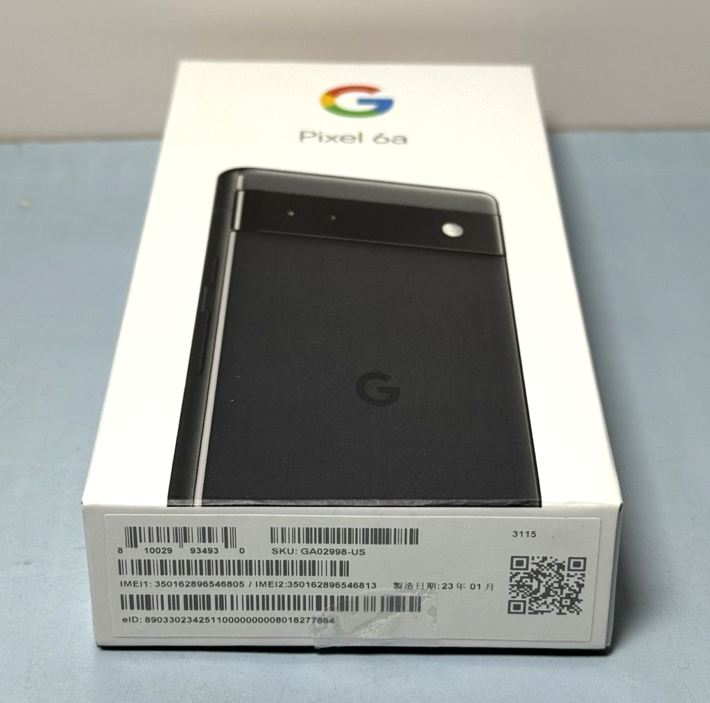 Google Pixel 6a Charcoal  - Unlocked - 128 GB - Brand New Sealed #3