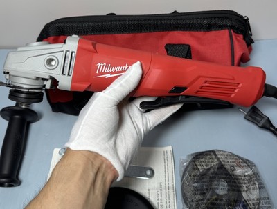 Milwaukee Tool 6142-30 11 Amp Corded 4-1/2" Small Angle Grinder-Open Box #2