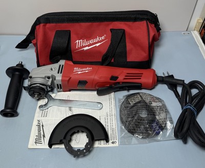 Milwaukee Tool 6142-30 11 Amp Corded 4-1/2" Small Angle Grinder-Open Box #3