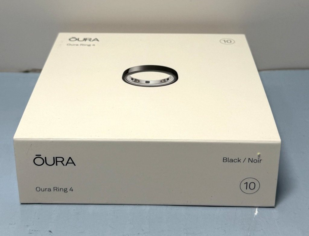 BRAND NEW - Oura Ring 4 Smart Ring 4th Gen. Size 10 BLACK Activity Tracker #4