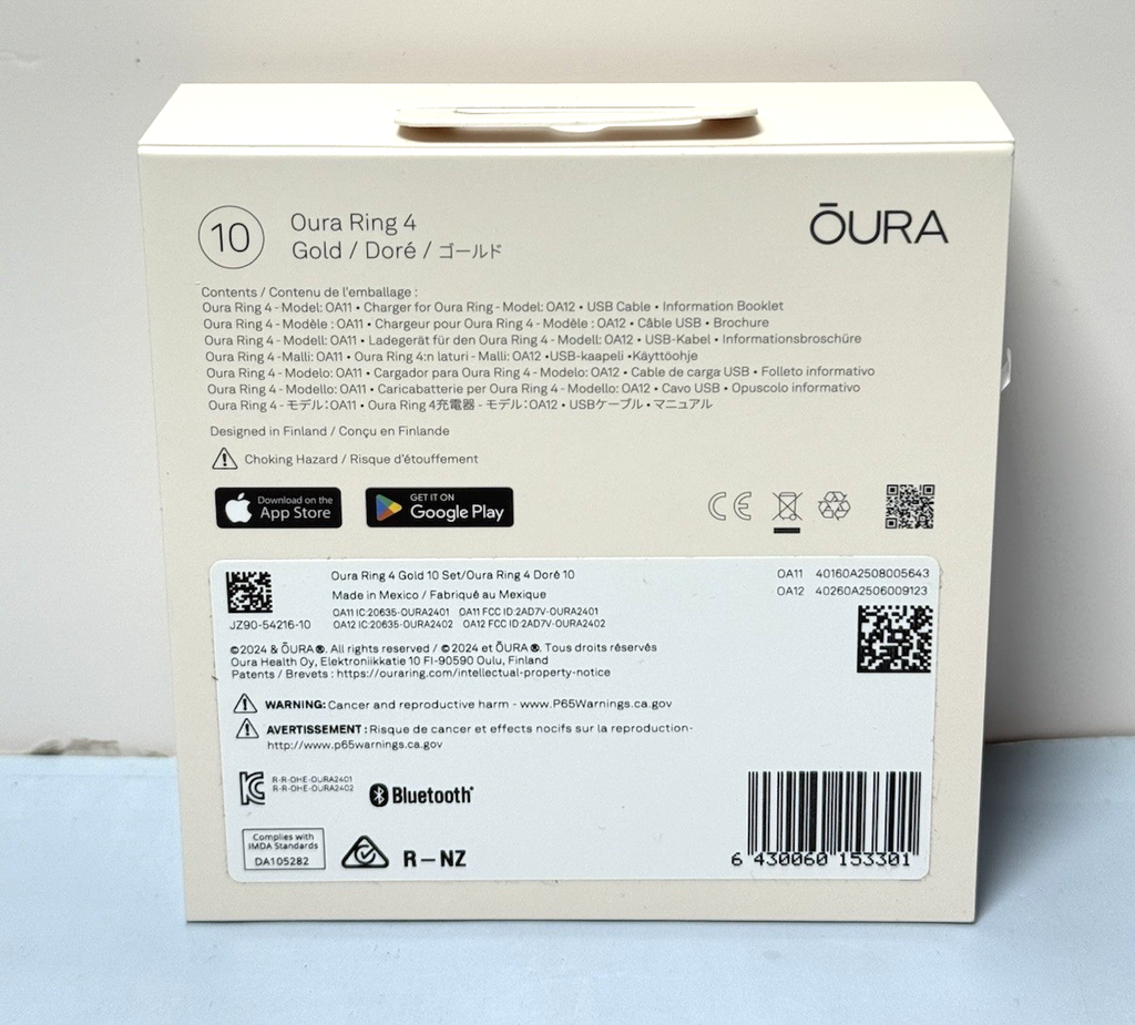 Brand New - Oura Ring Smart Ring (Gen 4) Gold - Size 10 #1