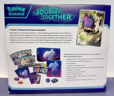 Pokemon TCG Scarlet Violet Journey Together Elite Trainer Box ETB New Sealed #1