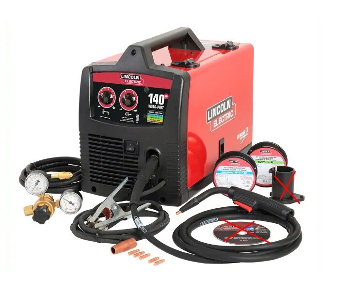 Lincoln Electric Weld-Pak 140 Amp MIG and Flux-Core Wire Feed Welder, 115V #5