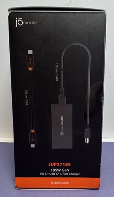 NEW Multiport Charger 185W 3.1 USB-C 3-Port Charging Dock J5 Create Mac JUP37185 #3