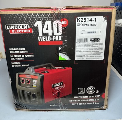 Lincoln Electric 140 Amp MIG and Flux-Core Wire Feed Welder 140HD K2514-1-New #1