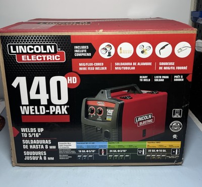 Lincoln Electric 140 Amp MIG and Flux-Core Wire Feed Welder 140HD K2514-1-New #2